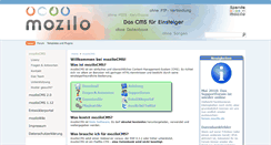 Desktop Screenshot of mozilo.de