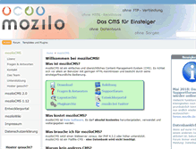 Tablet Screenshot of mozilo.de